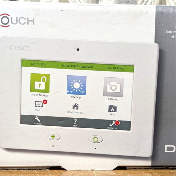 DSC TOUCH 88030452 SECURITY CONSOLE AND POWER SUPPLY SEE DISCRIPTION - Picture 6 of 8